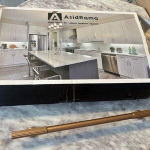 10 AsidRama Sleek Gold Cabinet Handle